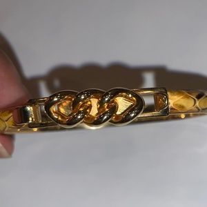 Manneli Florence Snakeskin Bangle Bracelet